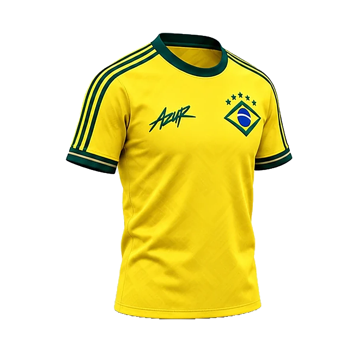 Brasilien-Trikot, 3/4 Vorderseite