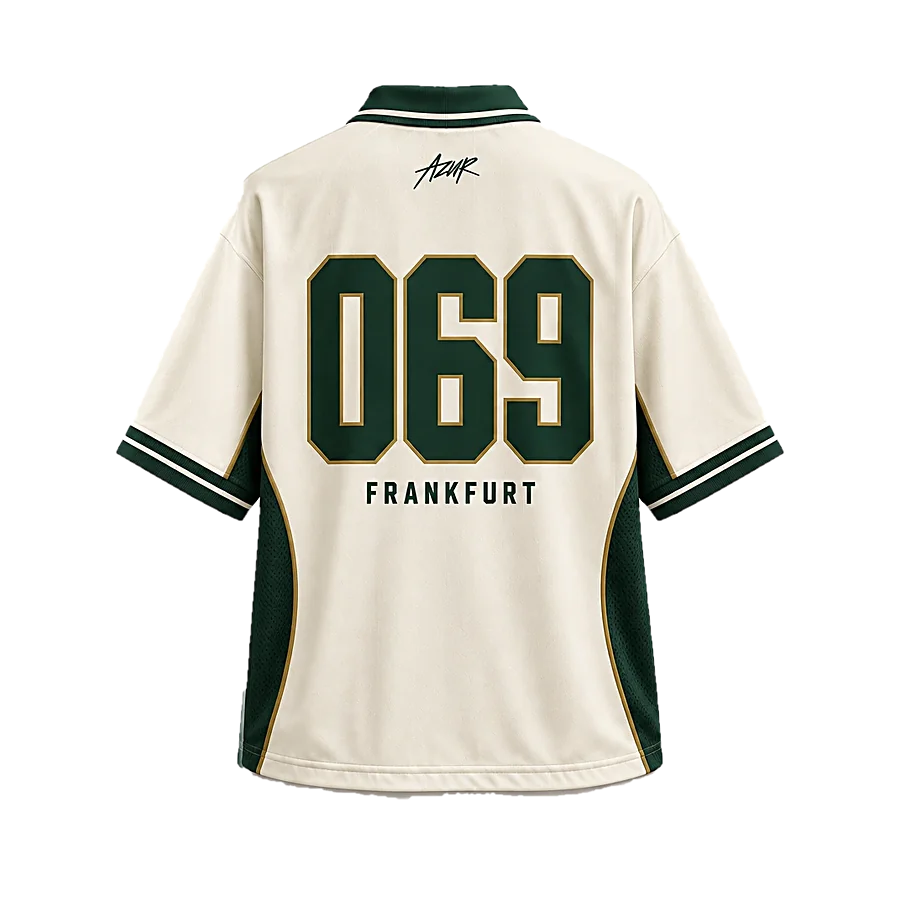 Frankfurt-Trikot, Rückseite mit 069